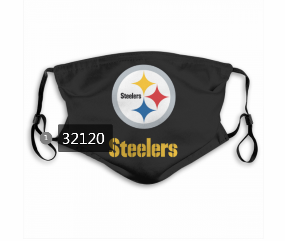 NFL 2020 Pittsburgh Steelers #49 Dust mask with filter